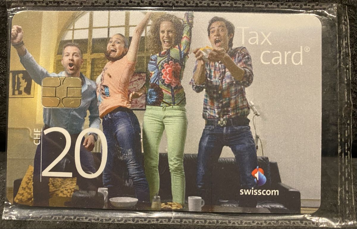 Telefon- & Taxkarten: Taxcard neuve  – Neu und originalverpackt aus Lausanne von babacard10