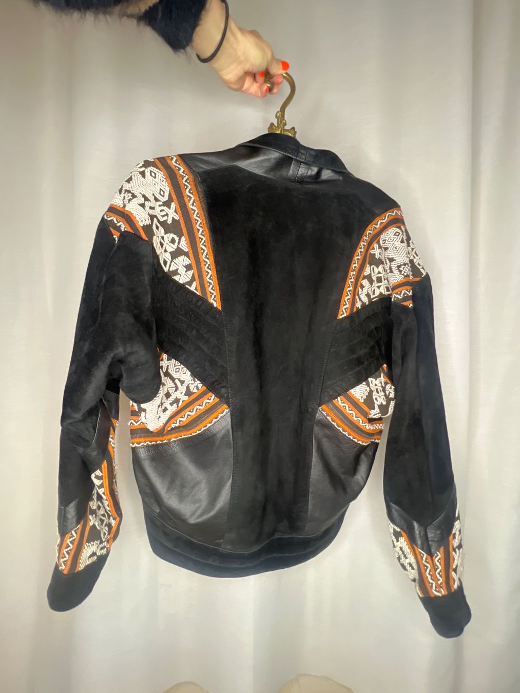 Giacche: VINTAGE WILDLEDER JACKE GESTICKT – Usato da Zürich venduto da katkat_1 3