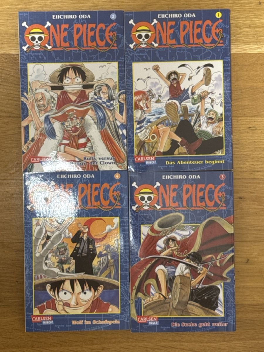 Fumetti: One Piece bänder 1-4  – Nuovo (secondo la descrizione) da Volketswil venduto da kev_8cfn