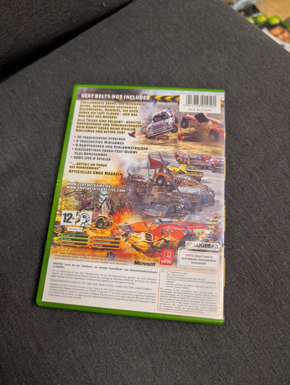Jeux: Flatout Microsoft xbox – D'occasion à Giubiasco par Ticinerd 1
