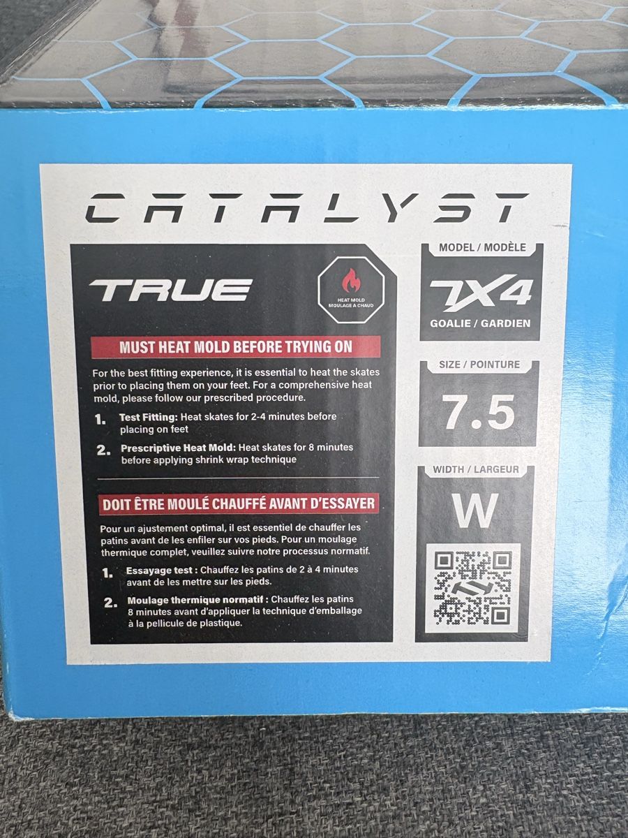 Pattini da ghiaccio: True Catalyst 7x4 Goalie Schlittschuhe – Usato da Kloten venduto da AR84 5