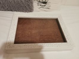 Vitrine im Shabby Chic Stil