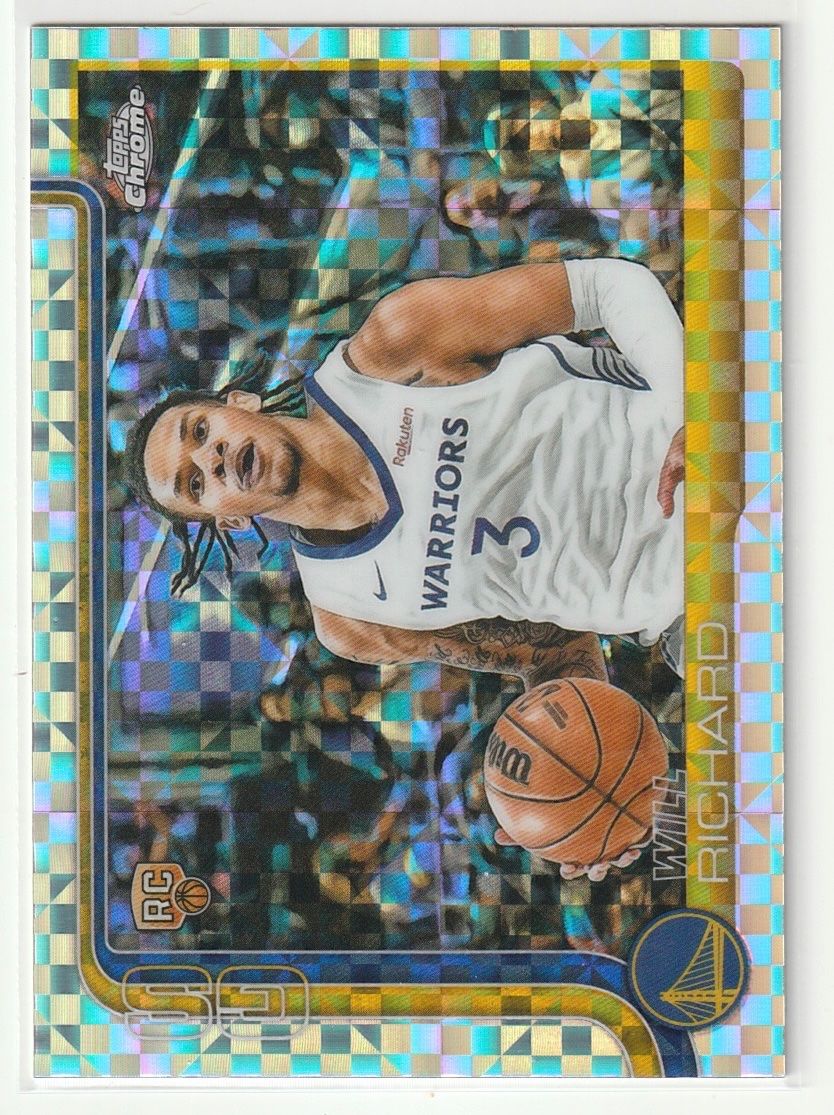 Topps Sammelbilder & Trading cards: 2025/26 Topps Chrome Basketball Will Richard Refractor – Neu (gemäss Beschreibung) aus Biel/Bienne von historian-198
