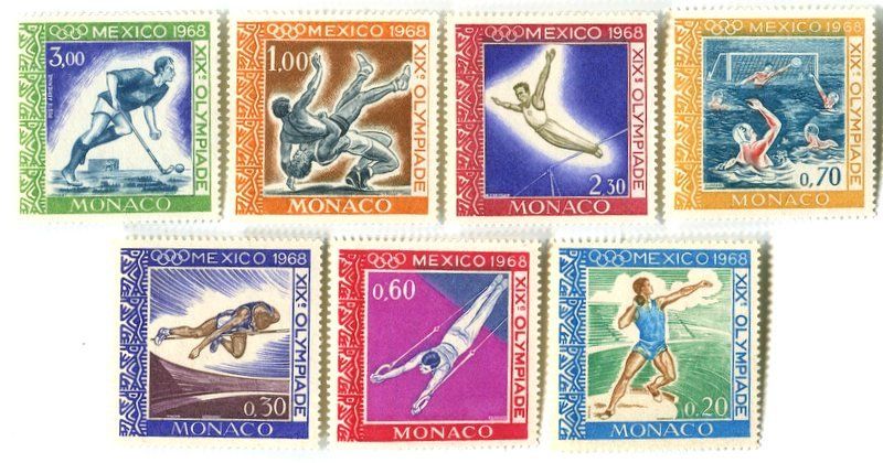 Alle Briefmarken: Briefmarken "Olympische Spiele". Monaco. – Neu und originalverpackt aus Basel von Butsch5