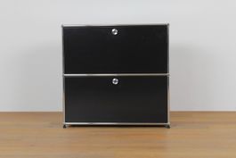 USM Haller Regal Graphitschwarz