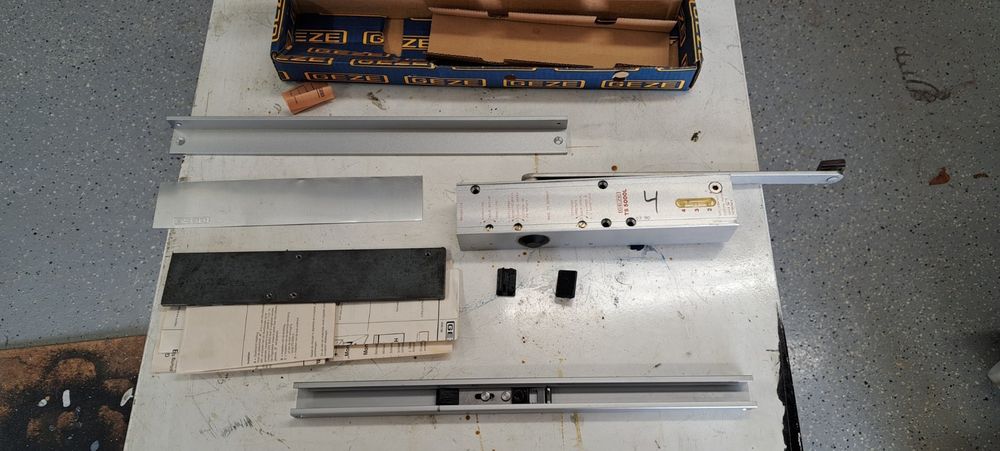 GEZE TS5000 deurdranger - met glijarm en montageplaat - 2-6 - zilver