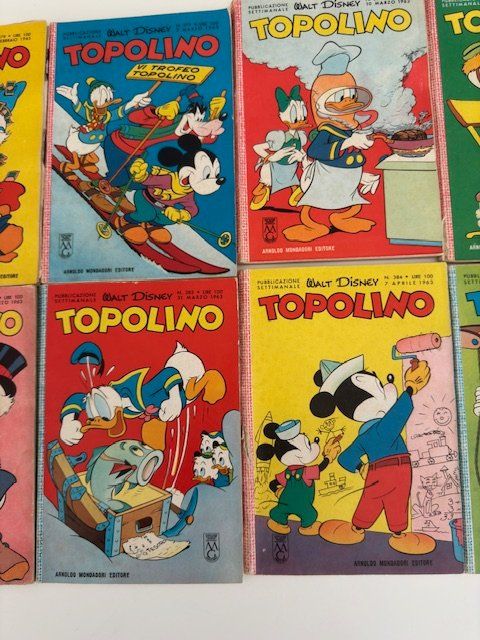 Fumetti: 10  TOPOLINI ANNI 1963 BUONI E RARI – Usato da Davesco-Soragno venduto da kappas 2