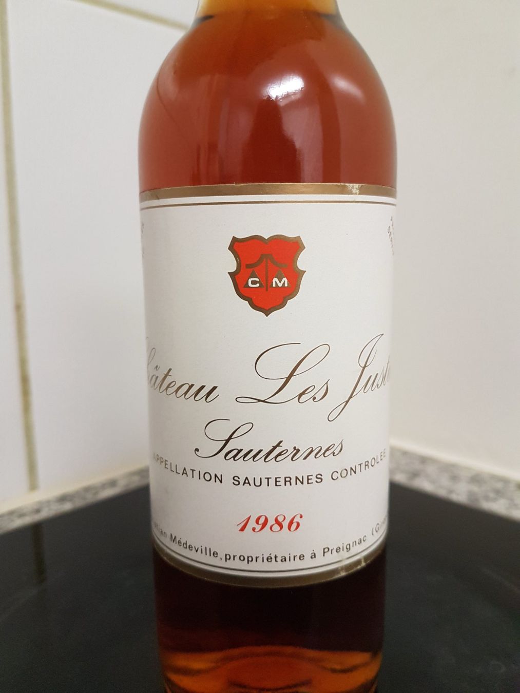Vino: Chateau les Justices 1986  35,5 cl. – Nuovo (secondo la descrizione) da Grenchen venduto da poggione 1
