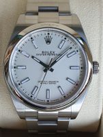 Rolex Oyster Perpetual 39mm White 2018 Full set complet