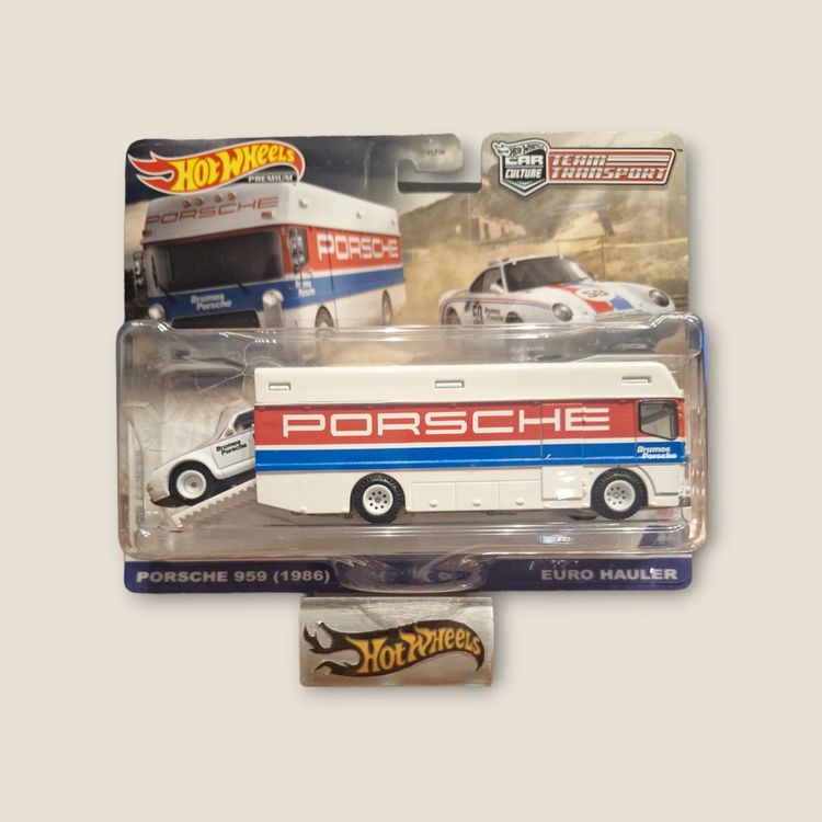 Hot Wheels Team Transport #61 Porsche 959 (1986) Euro Hauler | Kaufen ...