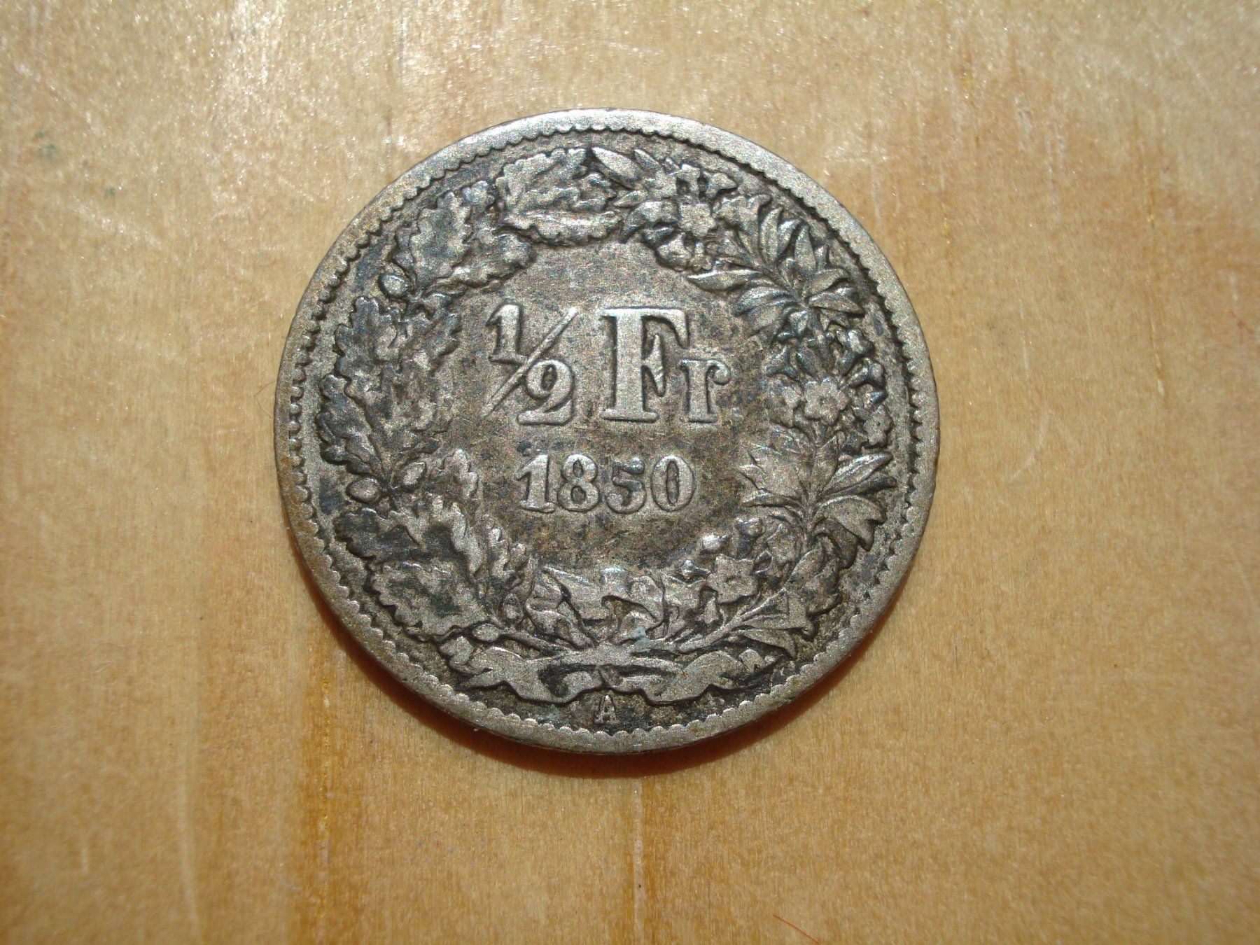 Tutti le monete: (N°5) 50 Rappen 1850 – Usato da Erlach venduto da Net-Coins