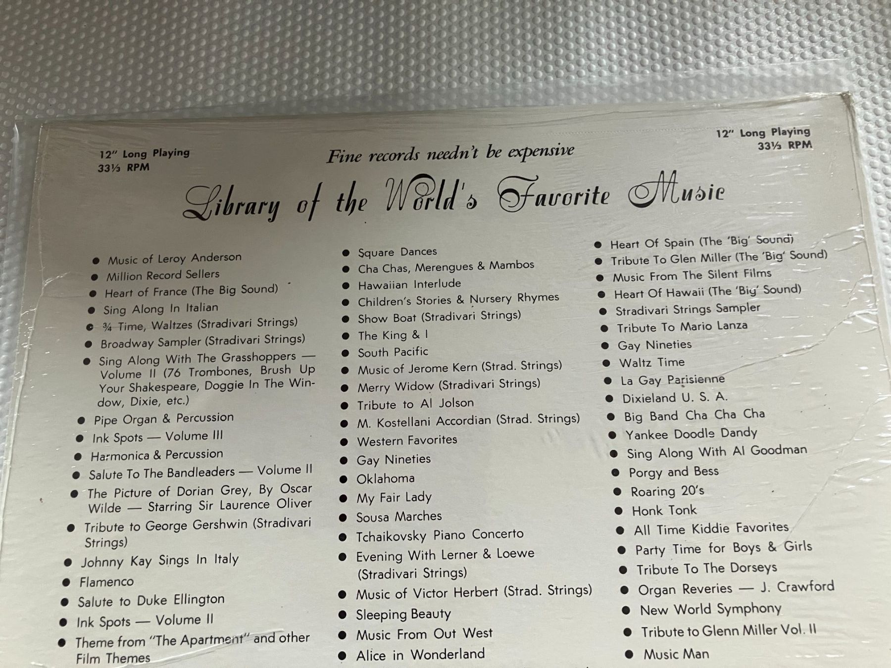 Dischi in vinile: West Side Story – Nuovo e nell'imballaggio originale da Aarwangen venduto da Jukebox3 5