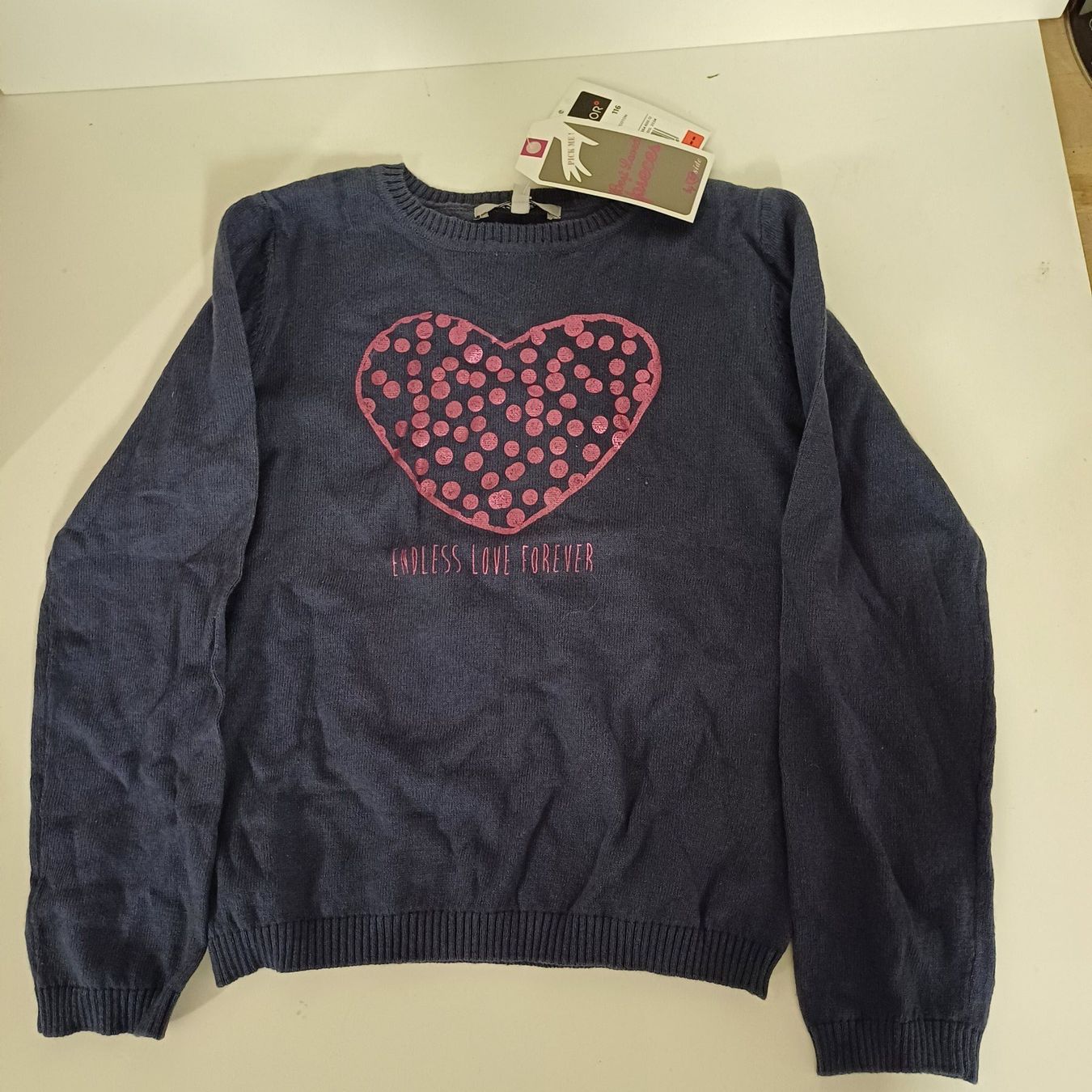 Manor Maglioni & Felpe: Pull NEUF bleu marine, Manor, taille 116, parfait! – Nuovo (secondo la descrizione) da Villeneuve VD venduto da vog_yc5s