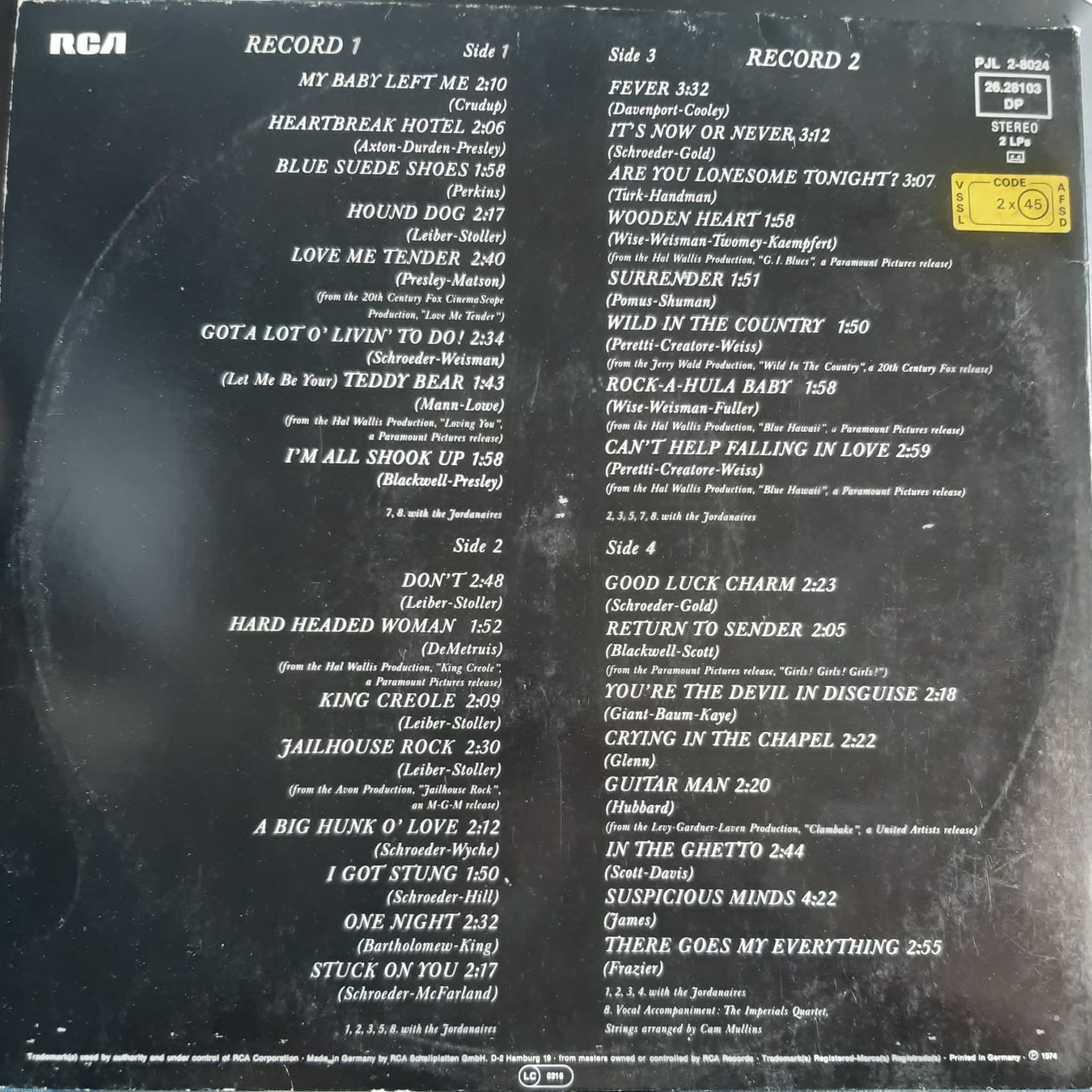Schallplatten: Elvis Presley: Forever 32 Hits PJL 2-8024 – Gebraucht aus Frick von kyb_yq8h 1