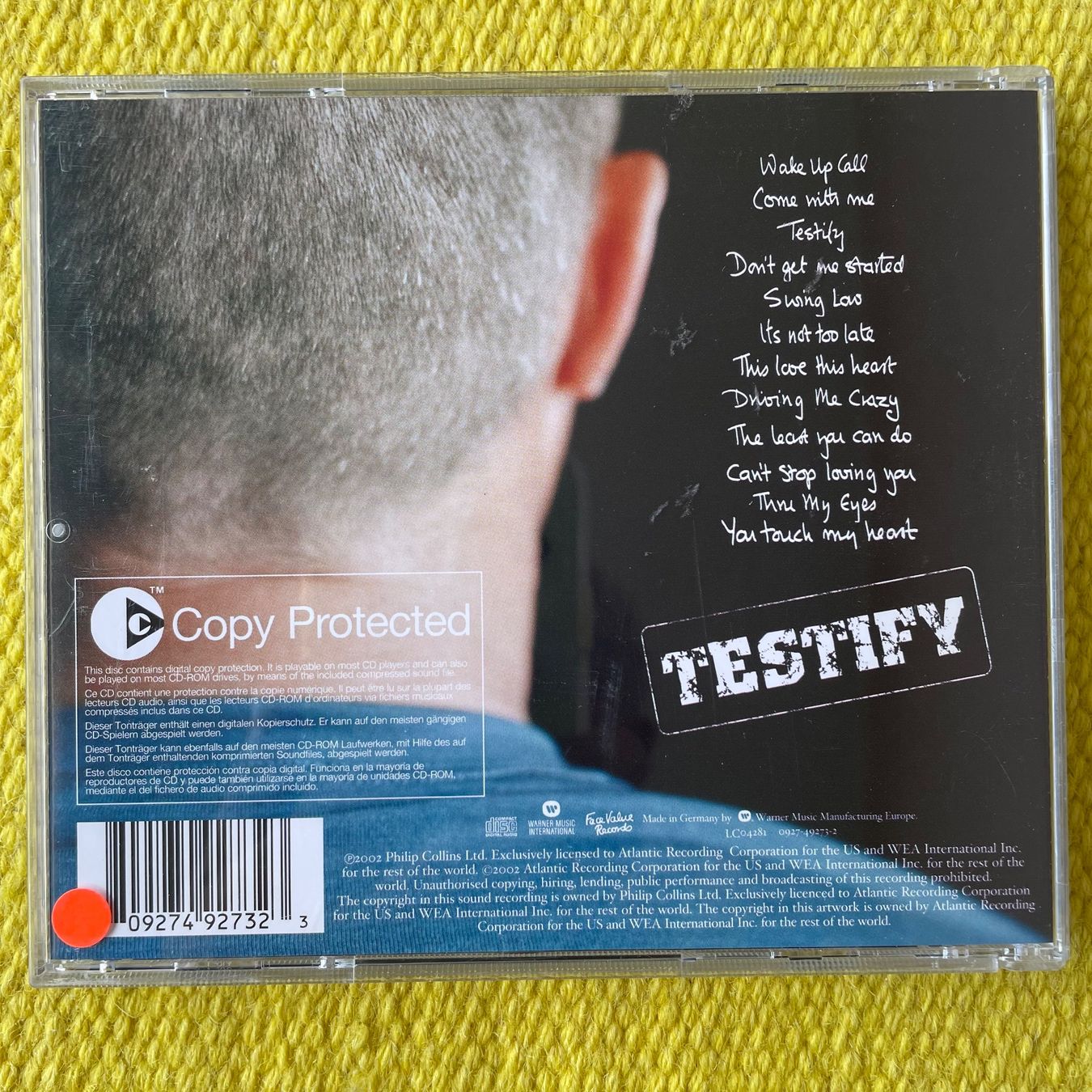 CD: PHIL COLLINS GENESIS-TESTIFY – Usato da Rorschacherberg venduto da CD-Roli 1