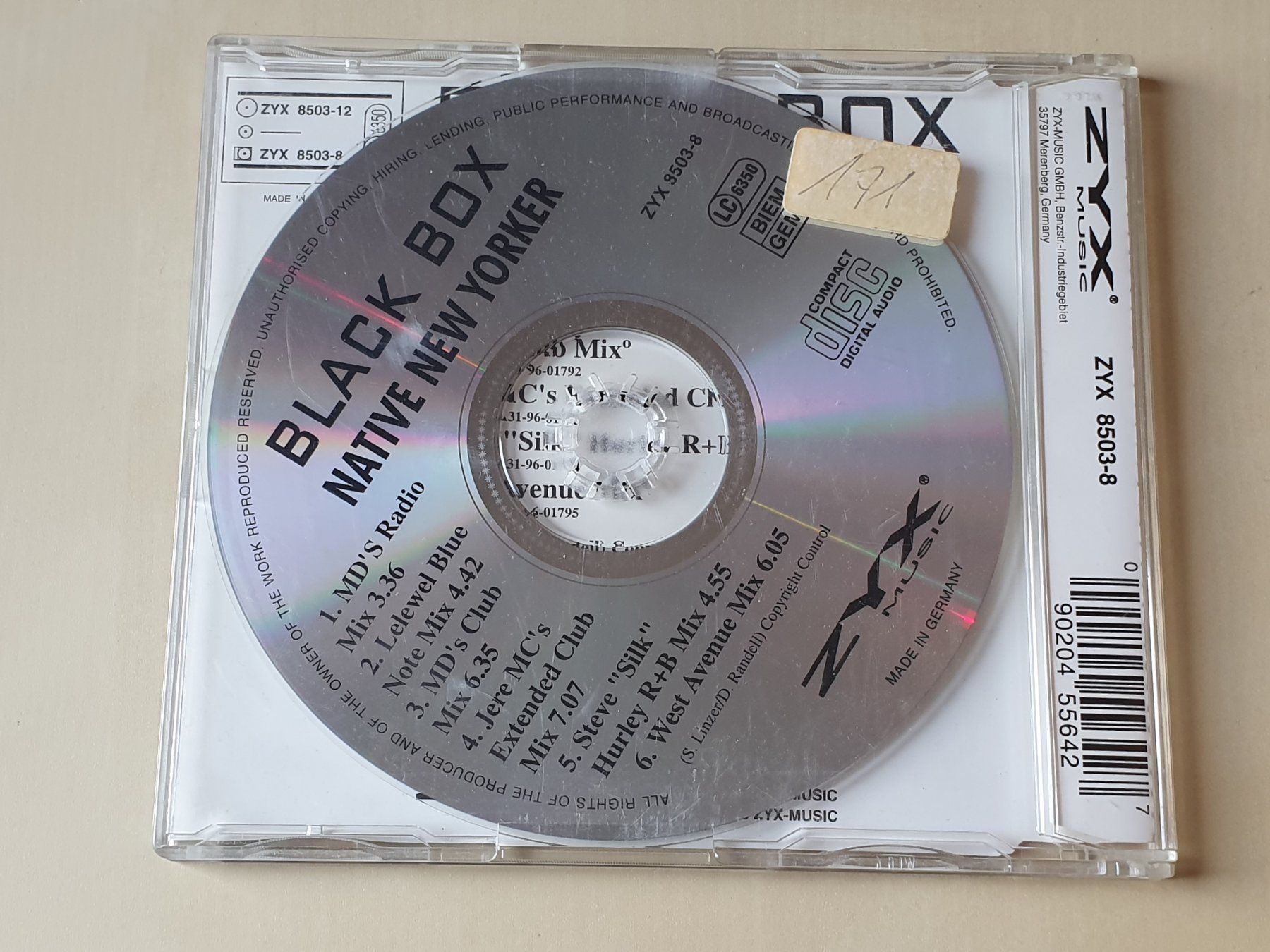 CDs: Black Box Native New Yorker – Gebraucht aus Stansstad von collectorsshop 1