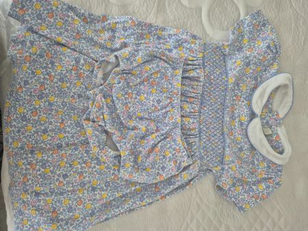 Sommerliches Baby Kleid Gr. 2-3 jahre mit Höschen