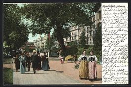 AK Interlaken, Am Höhenweg, 1904