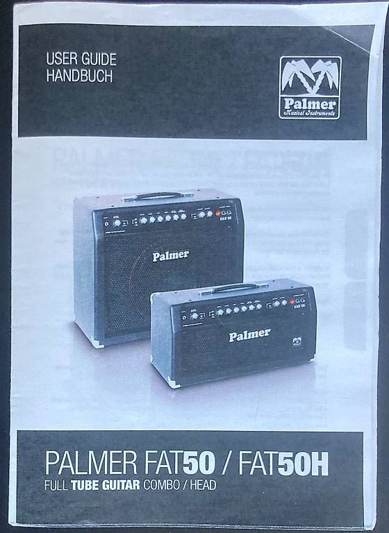 Palmer Amplificatori: Palmer FAT 50 Combo – Usato da Zürich venduto da 8oswaldo8 3