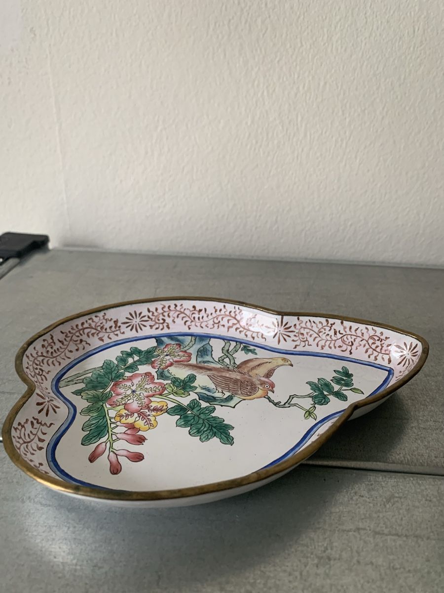 Ciotole: China 20. Jh. Emailleschale Canton – Usato da Basel venduto da Amechan. 1