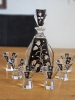 7-teiliges Art-Deco-Likörservice von Karl Palda / 1930er J.