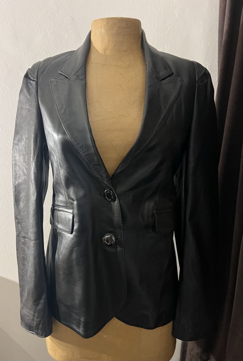 Giacche: Veste en cuir souple – Usato da St-Pierre-Clages venduto da ste_xk6p 1