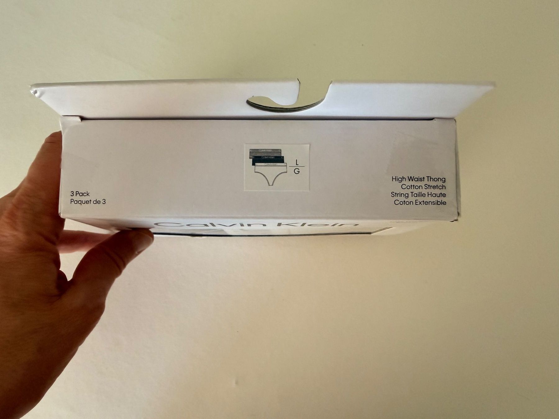 Altra biancheria intima: CALVIN KLEIN, High Waist String, Grösse L, 3 Stück – Nuovo e nell'imballaggio originale da Rudolfstetten venduto da gst_g7xl 1