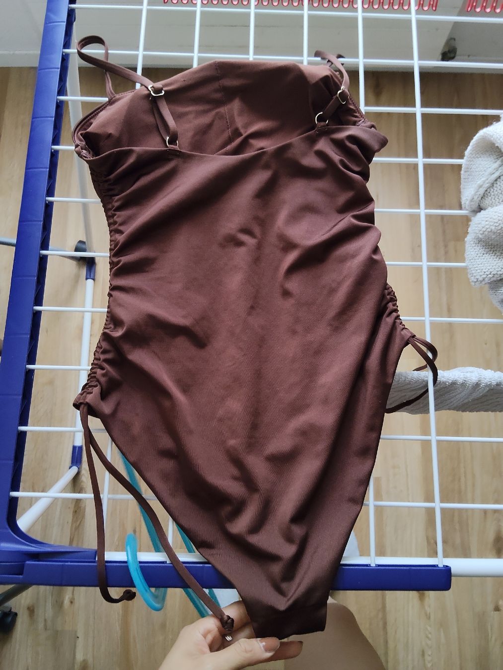 H&M Costumi da bagno & Bikini: Damen Badeanzug dunkelbraun Grösse S/M – Usato da Wil SG venduto da Peachy 1
