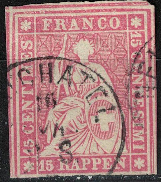 Alle Briefmarken: Strubel 24 gestempelt – Gebraucht aus Bern von bae_958f