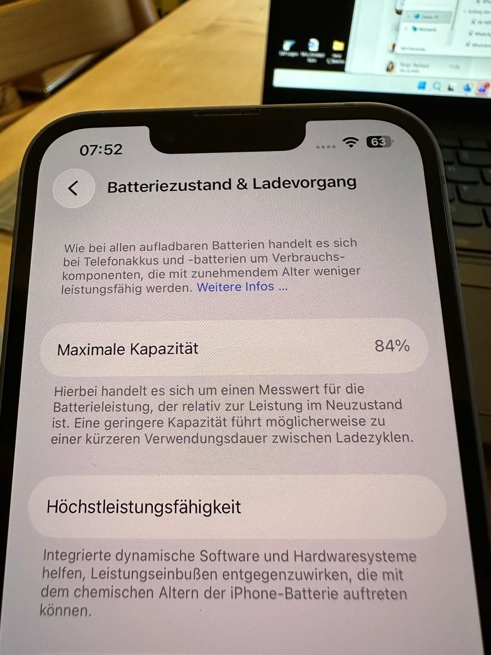 Apple Portables: iPhone 14 (256GB; blau) – D'occasion à Trimbach par manuello13 9