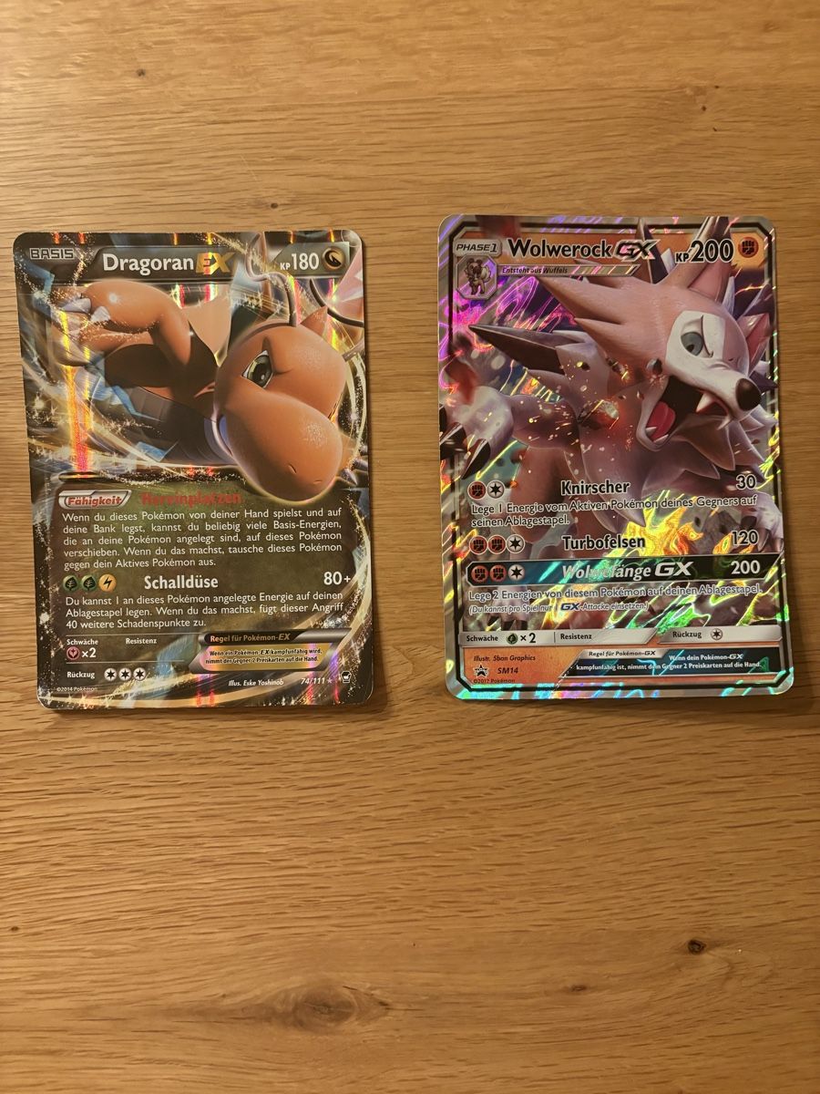 Pokémon Carte collezionabili: Pokemon Karten: Dragoran GX & Wolwerock GX - – Usato da Triesen venduto da Unico7