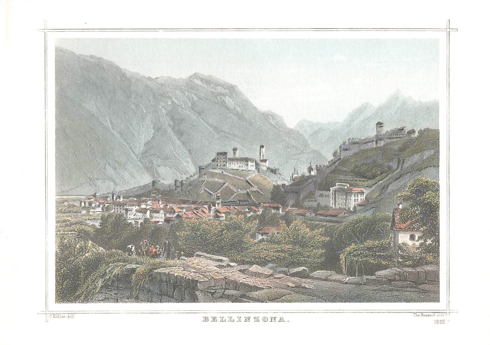 Cartoline postali: Bellinzona formato 21 x 15 – Usato da Biasca venduto da Blenio71