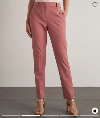 PANTALON DE TAILLEUR CHINO - Hose office BOIS DE ROSE
