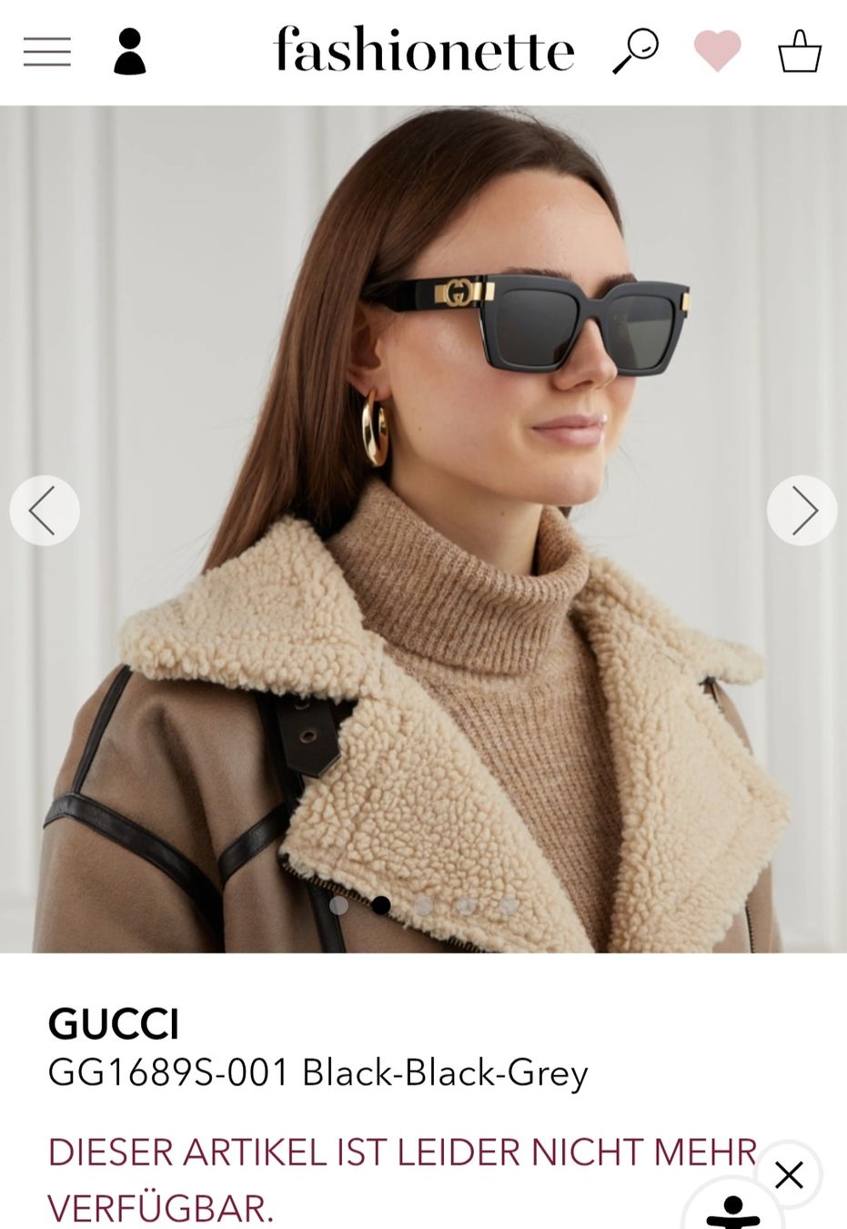 Gucci Occhiali & Lenti: Gucci Sonnenbrille – Usato da Wetzikon ZH venduto da sane1972 6