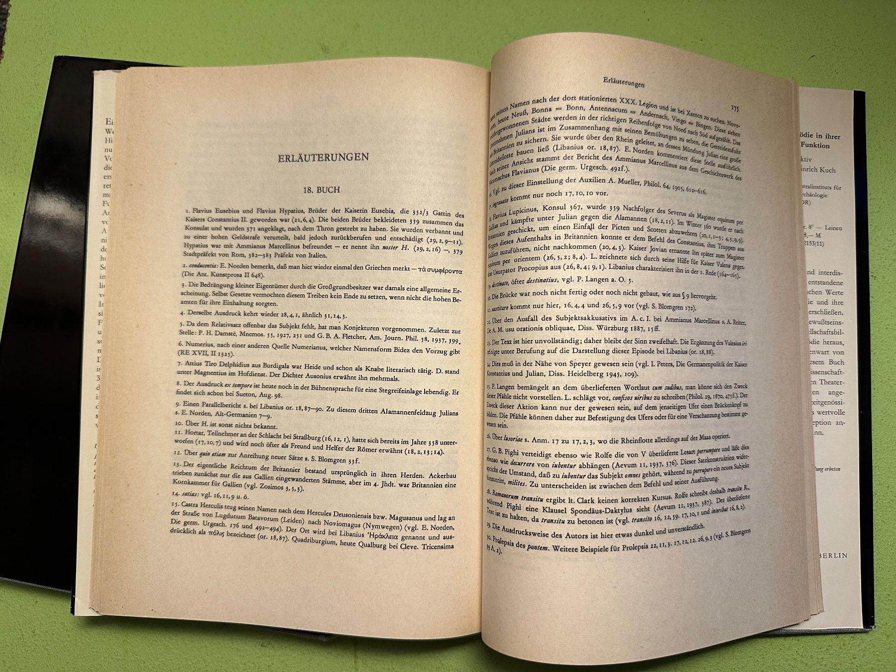 Libri: Ammianus Marcellinus: Römische Geschichte 2 Bde. lat/d – Usato da Zürich venduto da allp 8