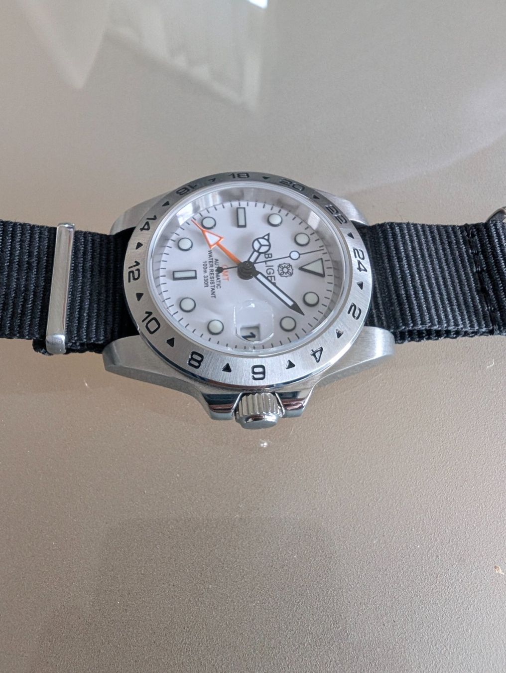 Orologi: Bliger GMT Polar 40 mm - neuwertig – Nuovo (secondo la descrizione) da Birmenstorf AG venduto da Merlinski0 1