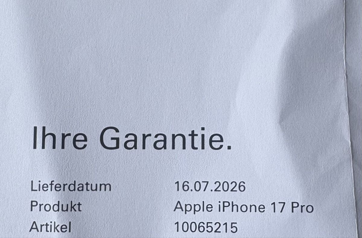 Apple Telefoni cellulari / Smartphones: iPhone 17 Pro Silber – Nuovo (secondo la descrizione) da Kappel venduto da Pokeandi75 3