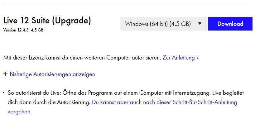 Ableton Software: Ableton Live 12 Suite (Upgrade) Lizenz – Neu (gemäss Beschreibung) aus Kreuzlingen von inheavenphil