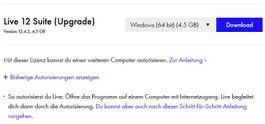 Ableton Live 12 Suite (Upgrade) Lizenz