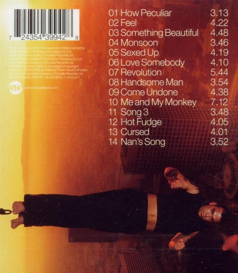 CD: Robbie Williams - Escapology – Usato da Uzwil venduto da visions77 1