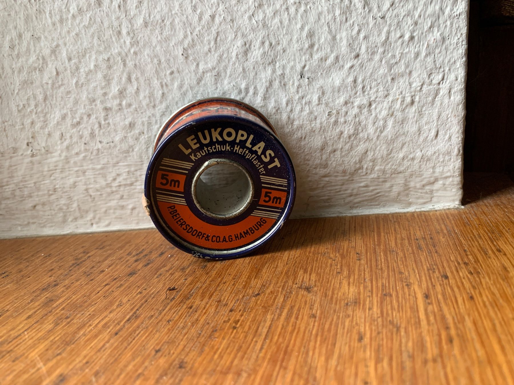 Kit di pronto soccorso: Leukoplast Pflaster 5m Dose Antik – Usato da Richterswil venduto da Moii89 3
