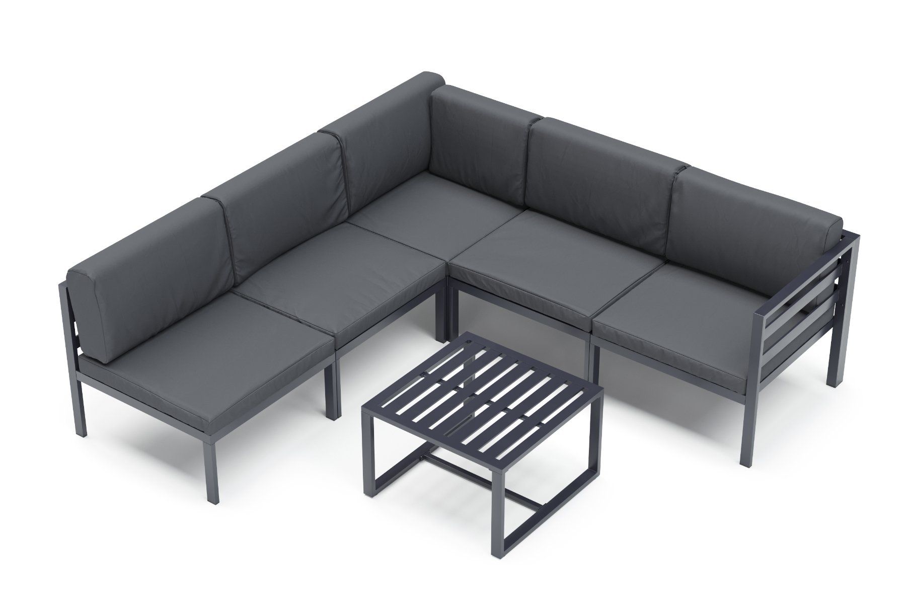 Divani: Lounge SAMBIA 6-teilig anthrazit - Gratis Versand – Nuovo e nell'imballaggio originale da Kleinwangen venduto da meinwarenkorb.ch
