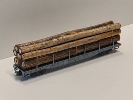 RhB Rungenwagen Bundholz Spur N