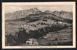 Hemberg /Toggenburg, Panorama mit Kirche