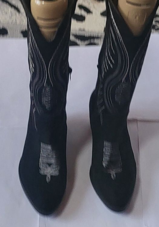 Bottes Femme Journee Collection 'Angel', Pointure 9.5, Noires, Neuves Avec Emballage