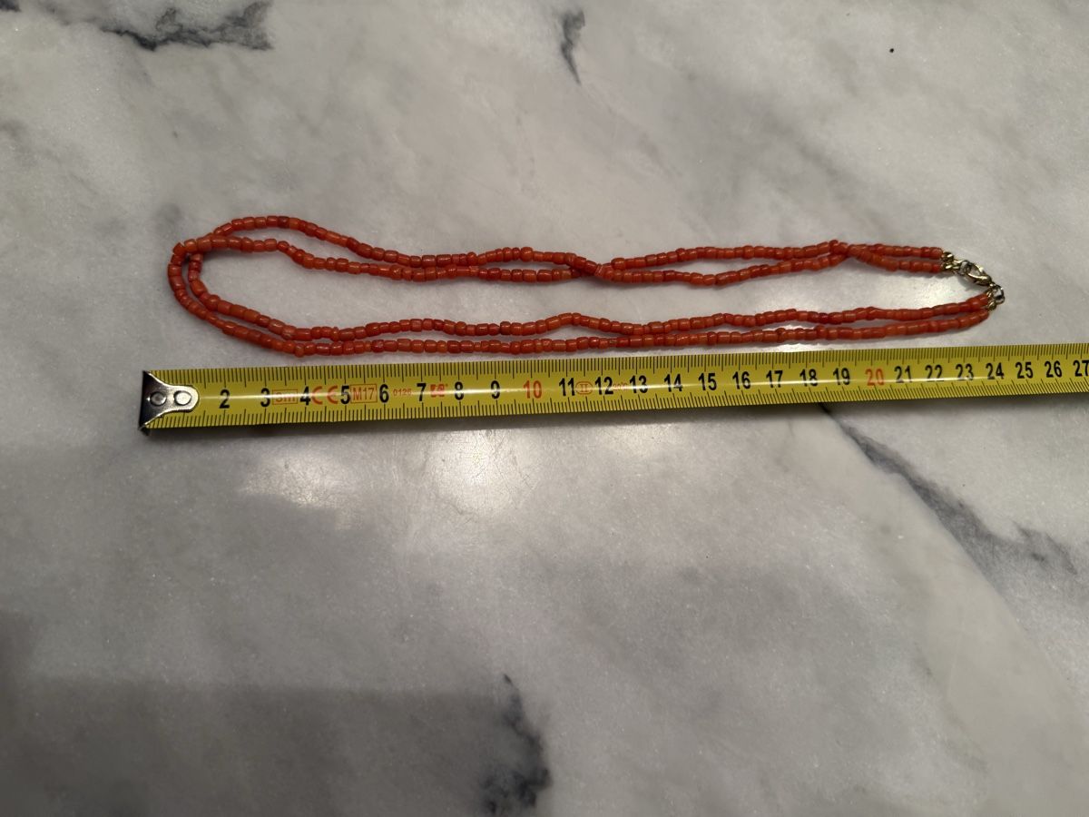 Catenine: Vintage Korallenkette – Usato da Aarburg venduto da Yula24 2