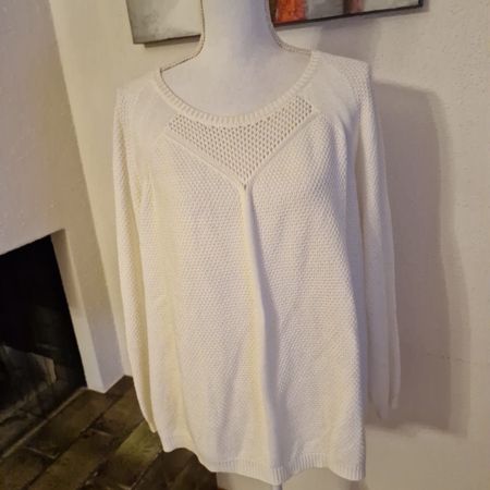 Golle Haus Damenpulli, Gr. 44, creme, tolle