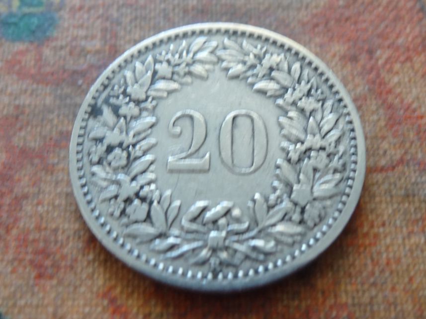 Tutti le monete: 20 Rp. 1900  (A) – Usato da Romanel-sur-Lausanne venduto da Swift13 1