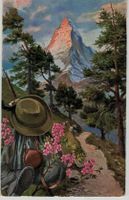 VS 07 Matterhorn Cervin Vierfarbendruck 1913