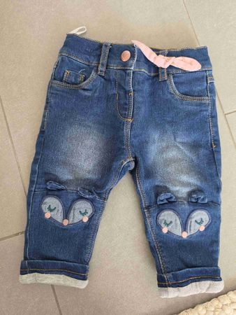 68 Baby Jeans Hose Blau